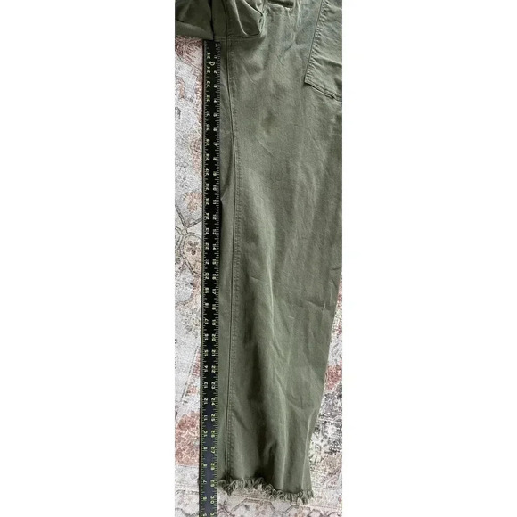 Frame Denim Le Service Sleeveless Wide Leg Green Jumpsuit Womens Size XL NWT - Picture 8 of 13